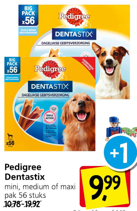 Pedigree Dentastix   hondensnacks folder aanbieding bij  Jan Linders - details