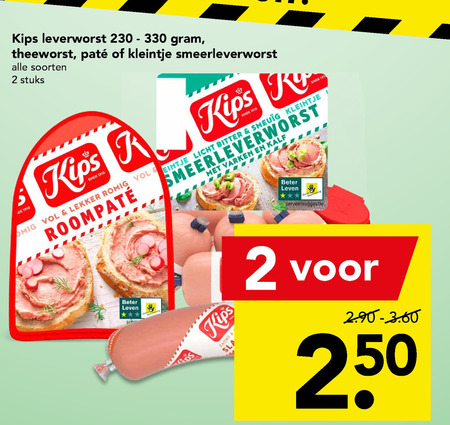 Kips   pate, theeworst folder aanbieding bij  Deen - details