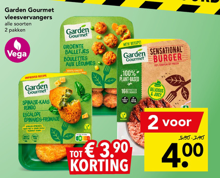 Garden Gourmet   vegetarisch folder aanbieding bij  Deen - details