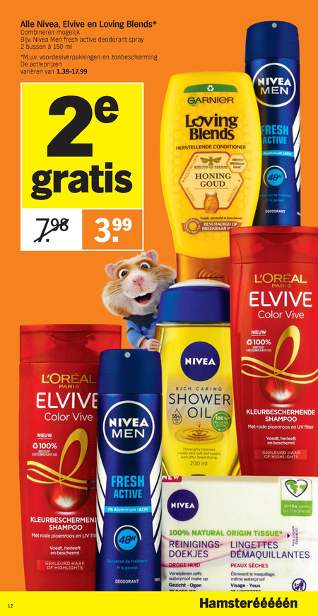 Garnier Loving Blends   shampoo, deodorant folder aanbieding bij  Albert Heijn - details