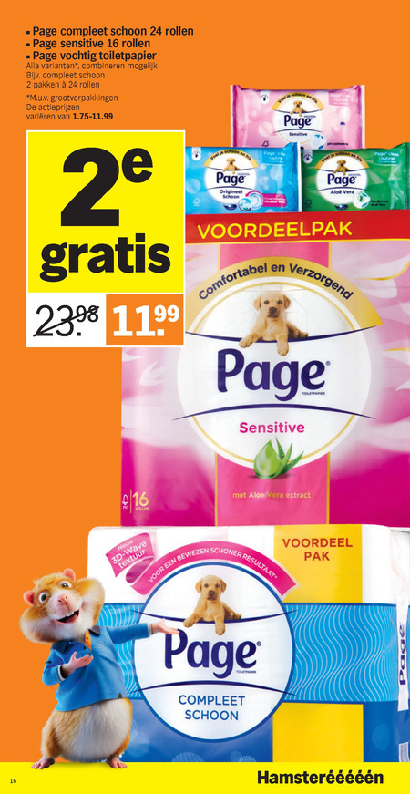 Page   toiletpapier, vochtig toiletpapier folder aanbieding bij  Albert Heijn - details