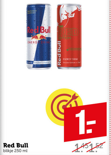 Red Bull   energiedrank folder aanbieding bij  Coop - details