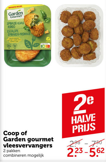 Coop Huismerk   vegetarisch folder aanbieding bij  Coop - details