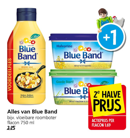 Blue Band   olie en vetten, margarine folder aanbieding bij  Jan Linders - details