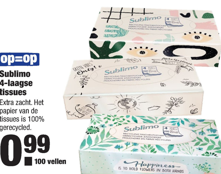 tissue folder aanbieding bij Aldi details