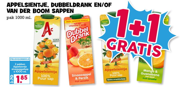 Van de Boom   fruitdrank folder aanbieding bij  Boons Markt - details