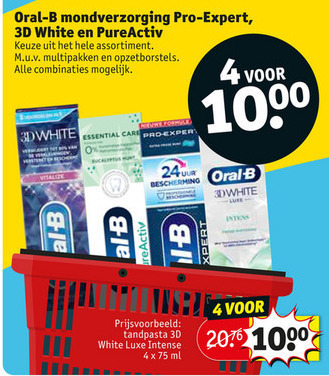 Oral-B   tandpasta folder aanbieding bij  Kruidvat - details