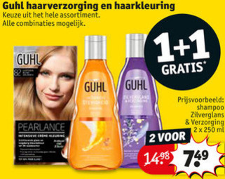 Guhl   haarkleuring, shampoo folder aanbieding bij  Kruidvat - details