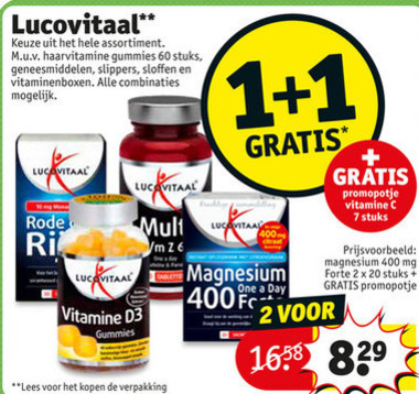 Lucovitaal   voedingssupplement folder aanbieding bij  Kruidvat - details