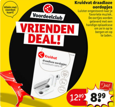 Kruidvat Huismerk   oortelefoon folder aanbieding bij  Kruidvat - details