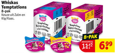 Whiskas   kattensnacks folder aanbieding bij  Kruidvat - details