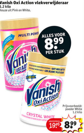 Vanish   vlekkenverwijderaar folder aanbieding bij  Kruidvat - details