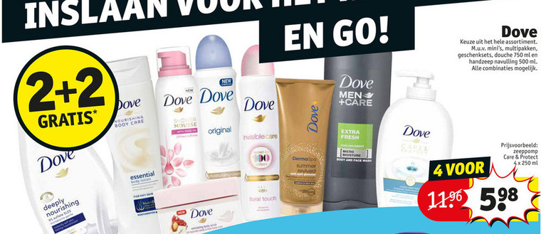 Dove   bodylotion, handzeep folder aanbieding bij  Kruidvat - details