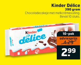 Kinder   chocolade folder aanbieding bij  Trekpleister - details