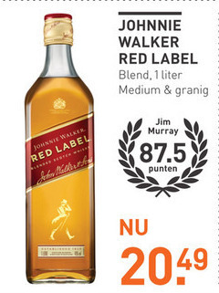 Johnnie Walker   whisky folder aanbieding bij  Gall & Gall - details