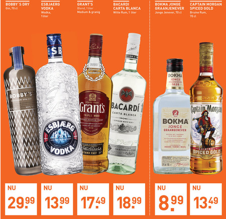 Grants   whisky, gin folder aanbieding bij  Gall & Gall - details