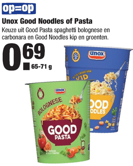 Unox   noodles folder aanbieding bij  Aldi - details