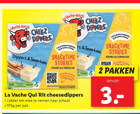 La Vache Qui Rit   kaassnacks folder aanbieding bij  Lidl - details