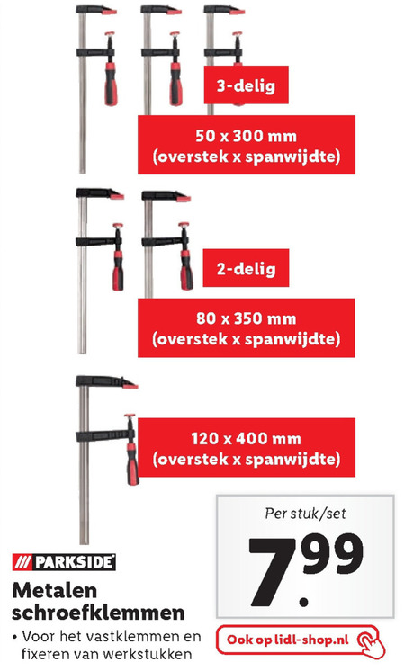 Parkside   lijmklem folder aanbieding bij  Lidl - details