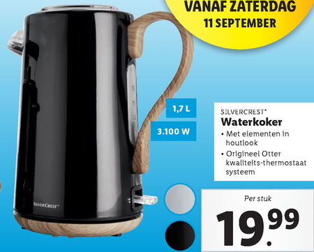 SilverCrest waterkoker folder aanbieding Lidl - details