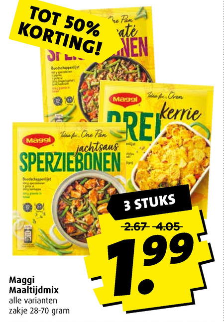 Maggi   maaltijdmix folder aanbieding bij  Boni - details