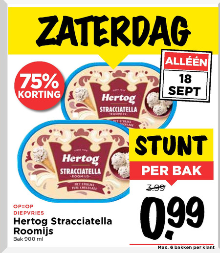 Hertog   ijsspecialiteit folder aanbieding bij  Vomar - details