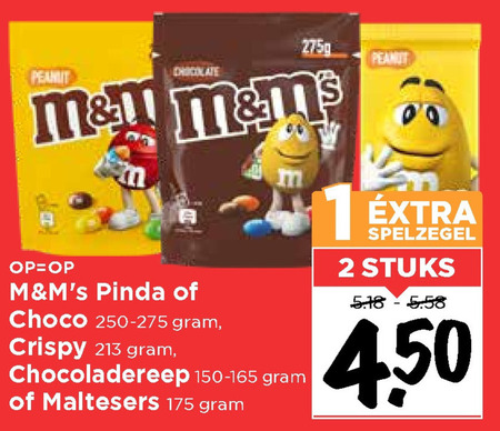 Maltesers   chocoladepindas, chocolade folder aanbieding bij  Vomar - details