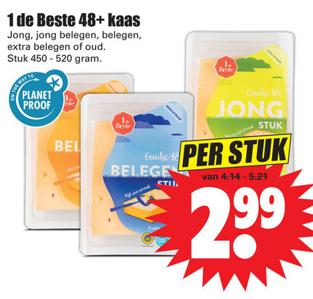 1 De Beste   kaas folder aanbieding bij  Dirk - details