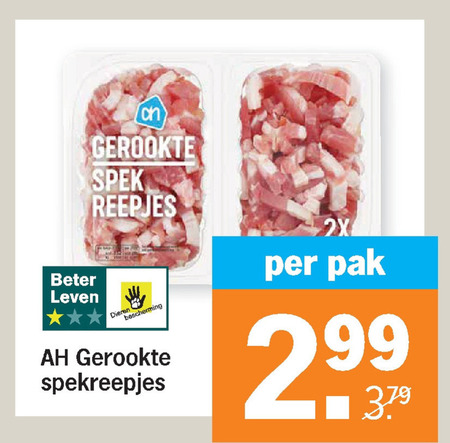 Albert Heijn Huismerk   spekreepjes folder aanbieding bij  Albert Heijn - details