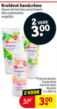 Kruidvat Huismerk   handcreme folder aanbieding bij  Kruidvat - details