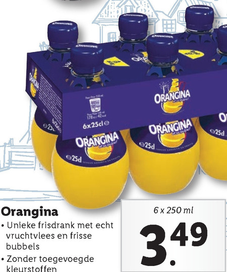 Orangina   frisdrank folder aanbieding bij  Lidl - details