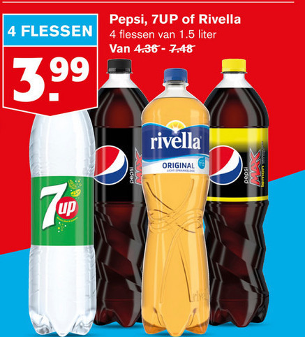 Pepsi   cola, frisdrank folder aanbieding bij  Hoogvliet - details