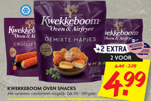 Kwekkeboom   snack, bitterballen folder aanbieding bij  Dekamarkt - details