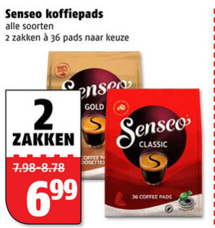 Douwe Egberts Senseo   koffiepad folder aanbieding bij  Poiesz - details