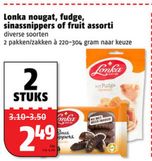 Vijftig diamant renderen Lonka fudge, noga folder aanbieding bij Poiesz - details