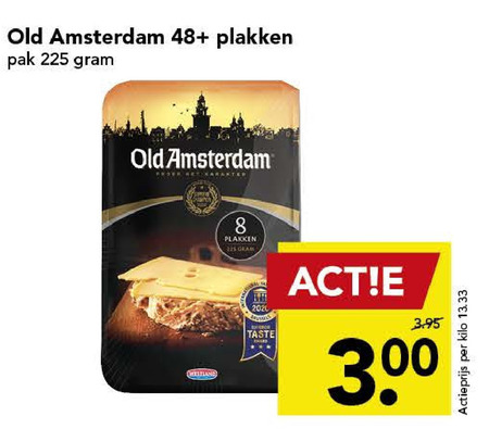 Old Amsterdam   kaasplakken folder aanbieding bij  Deen - details