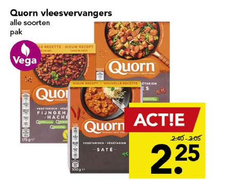 Quorn   vegetarisch folder aanbieding bij  Deen - details