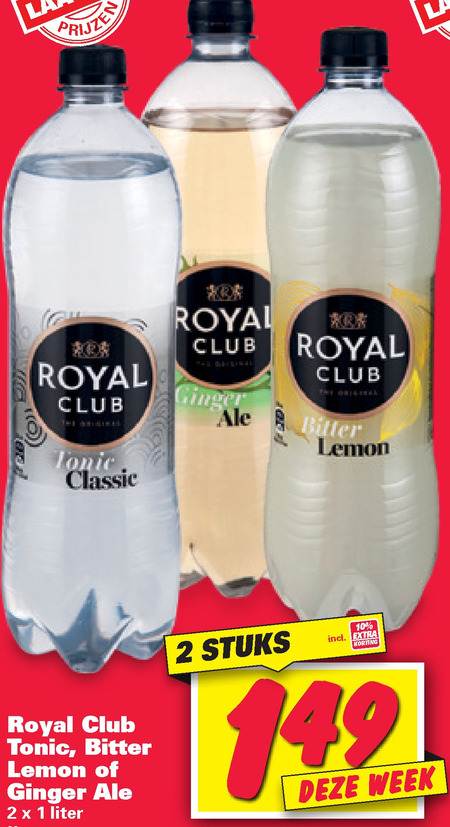 Royal Club   frisdrank folder aanbieding bij  Nettorama - details