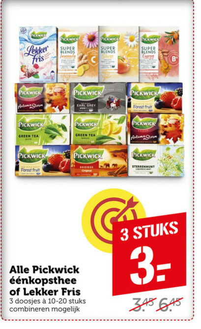 Pickwick   thee folder aanbieding bij  Coop - details