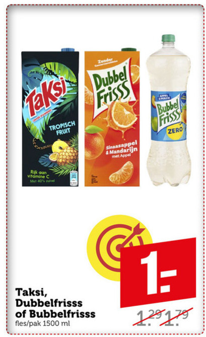 Bubbelfrisss   frisdrank, fruitdrank folder aanbieding bij  Coop - details