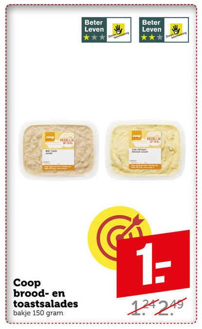 Coop Huismerk   salade folder aanbieding bij  Coop - details