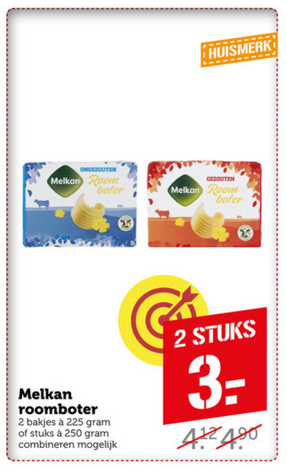 Melkan   roomboter folder aanbieding bij  Coop - details