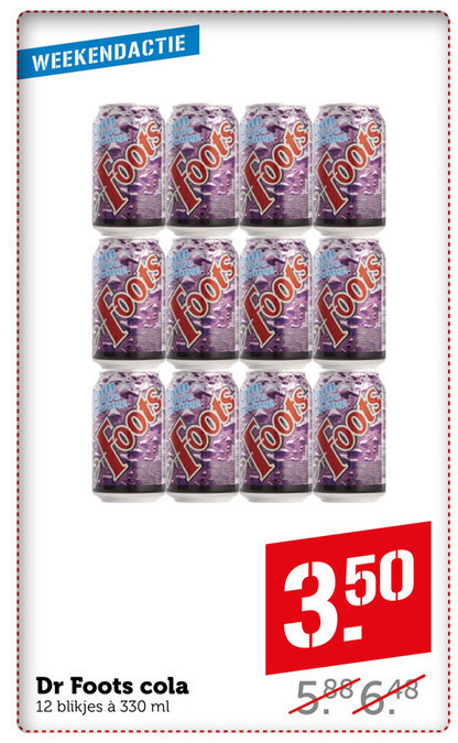 Dr Foots   cola folder aanbieding bij  Coop - details