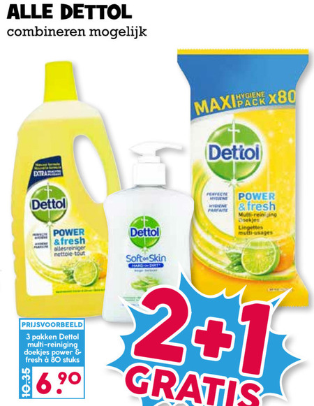 Dettol   allesreiniger, handzeep folder aanbieding bij  Boons Markt - details