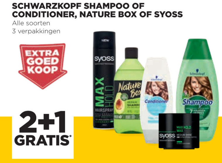 Schwarzkopf   haargel, conditioner folder aanbieding bij  Jumbo - details