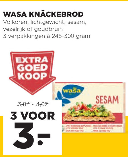 Wasa   knackebrod folder aanbieding bij  Jumbo - details