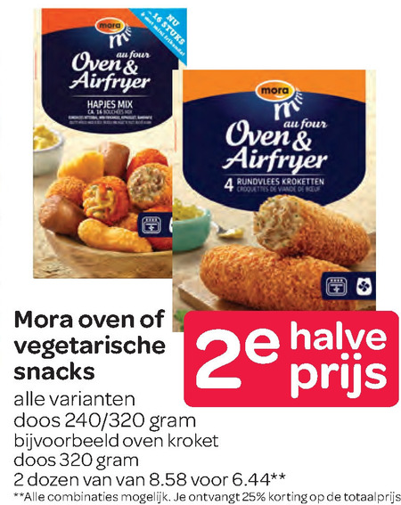 Mora   snack, kroket folder aanbieding bij  Spar - details