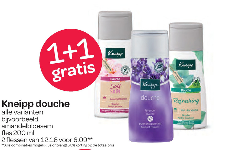 Kneipp   douchegel folder aanbieding bij  Spar - details