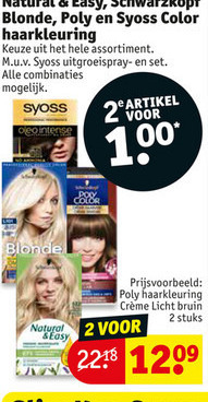 Schwarzkopf   haarkleuring folder aanbieding bij  Kruidvat - details