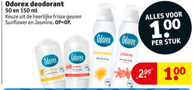 Odorex   deodorant folder aanbieding bij  Kruidvat - details